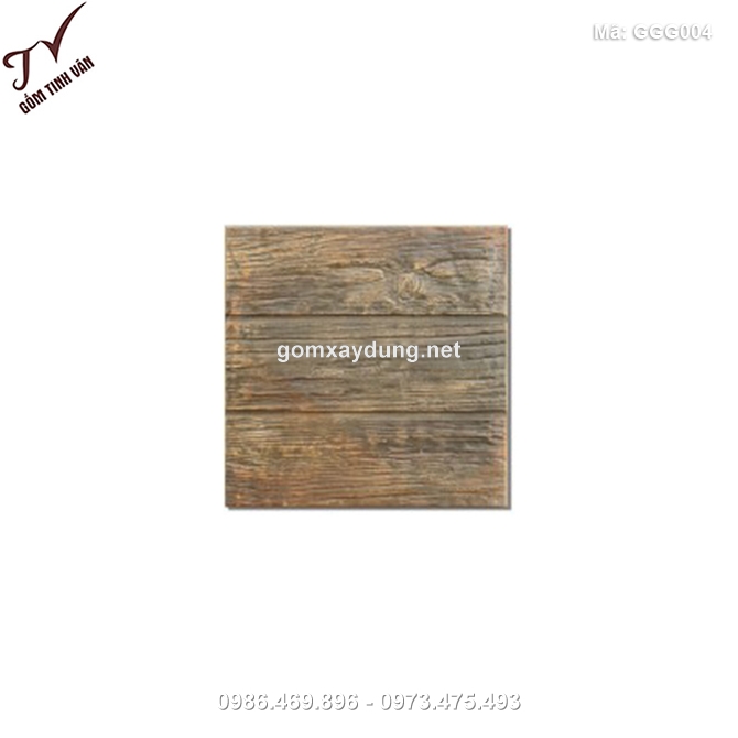 Gạch giả gỗ màu nâu đỏ - GGG004