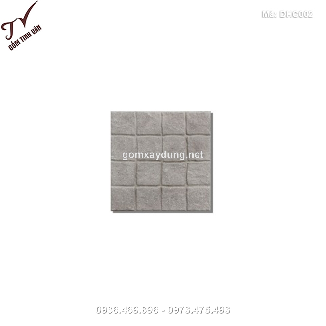 Đá cubic xám 40cm - DHC002