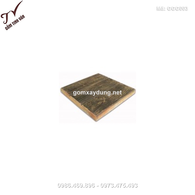 Gạch giả gỗ màu nâu - GGG003