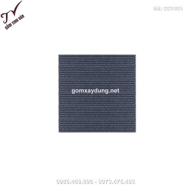 Đá xếp đồng văn màu than - DDV001